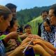 ilutsrasi gathering keluarga dengan kegiatan outbound